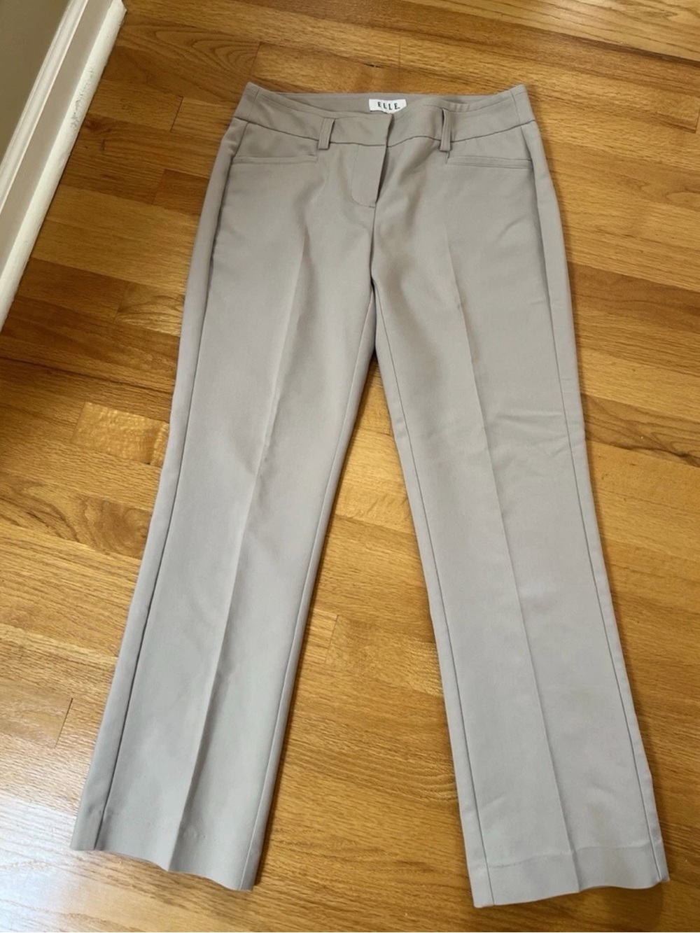 Elle Women’s Beige Tan Dress Trouser Pant Size 4